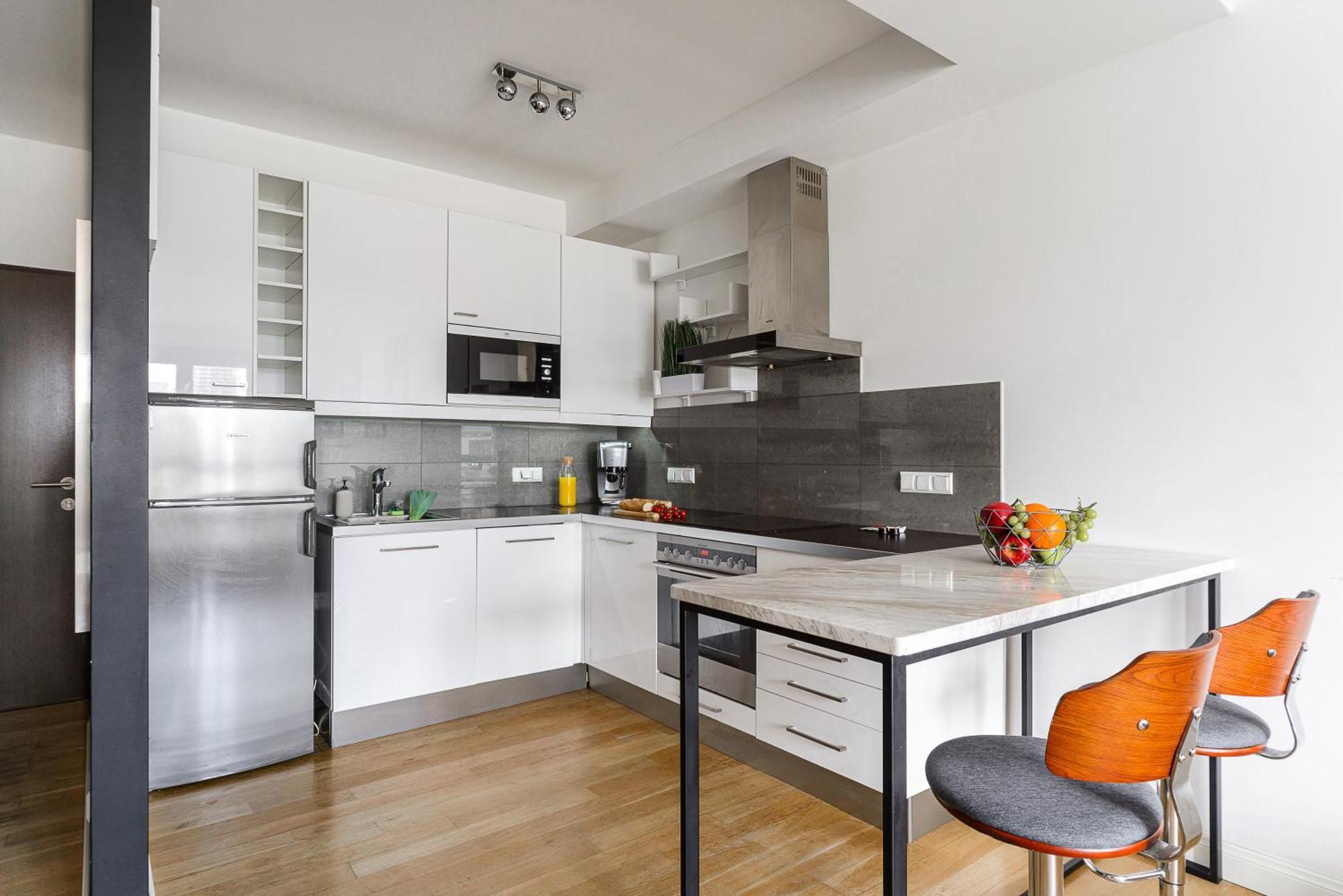 Apartment Premium In The Center Of With Free Parking & Balcony Warsaw
